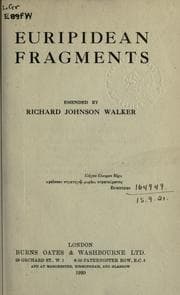Tapa de Euripidean fragments