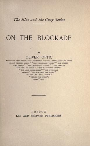 Tapa de On the blockade