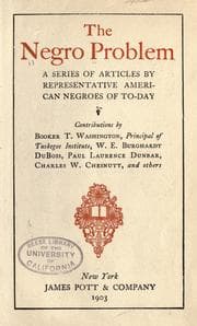 Tapa de The Negro problem