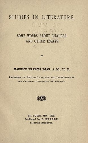 Tapa de Studies in literature