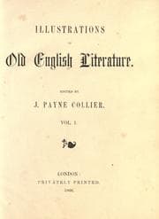 Tapa de Illustrations of Old English literature