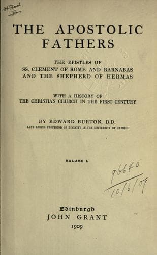 Tapa de The Apostolic Fathers