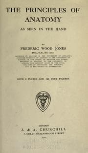 Tapa de The principles of anatomy as seen in the hand