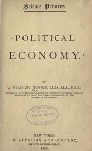 Tapa de Political economy