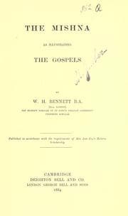 Tapa de The Mishna as illustrating the Gospels