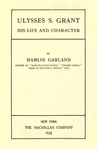 Tapa de Ulysses S. Grant