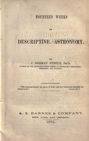 Tapa de Fourteen weeks in descriptive astronomy