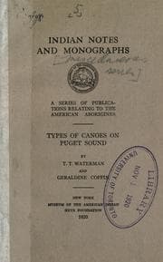 Tapa de Types of canoes on Puget Sound