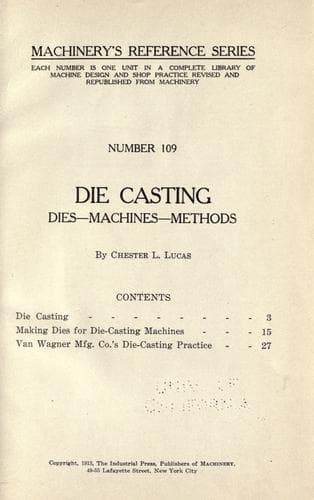 Tapa de Die casting