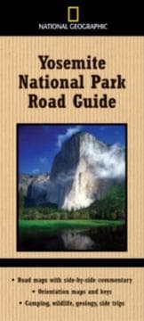 Tapa de National Geographic Yosemite National Park road guide