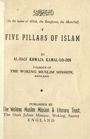 Tapa de Five pillars of Islam