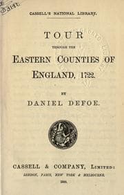 Tapa de Tour through the Eastern counties of England, 1722
