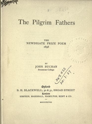 Tapa de The Pilgrim Fathers