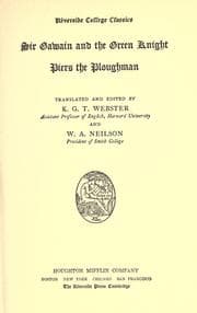 Tapa de Sir Gawain and the Green knight, Piers the Ploughman