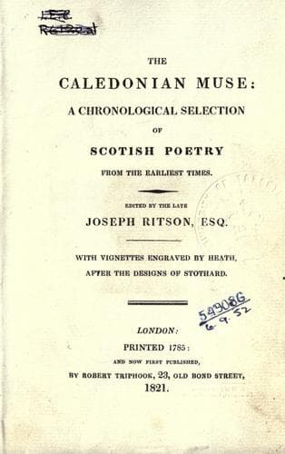Tapa de The Caledonian muse