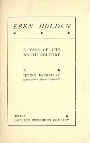 Tapa de Eben Holden