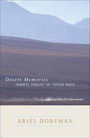 Tapa de Desert Memories