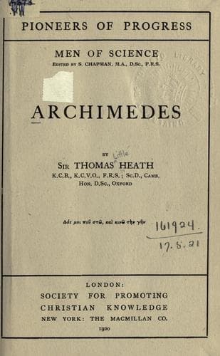 Tapa de Archimedes