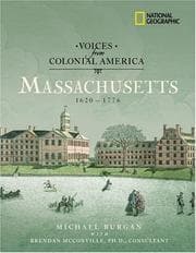 Tapa de Voices from Colonial America: Massachusetts 1620-1776
