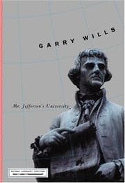 Tapa de Mr. Jefferson's University
