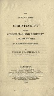 Tapa de The application of Christianity to the commerical and ordinary affairs of life
