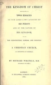 Tapa de The kingdom of Christ