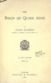Tapa de The reign of Queen Anne