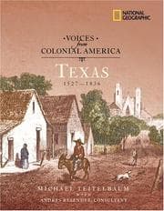 Tapa de Voices from Colonial America: Texas 1527-1836