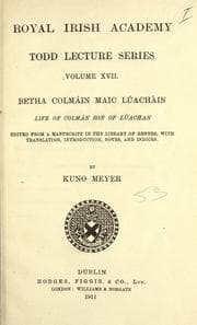 Tapa de Betha Colmáin Maic Lúach'ain