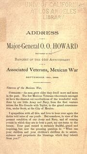 Tapa de Address delivered at the banquet of the 41st anniversary of Associated veterans