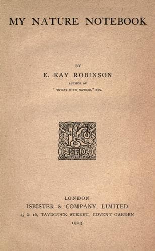 Tapa de My Nature Notebook