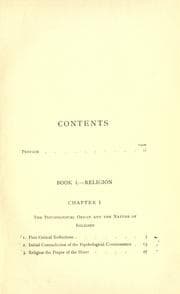 Tapa de Outlines of a philosophy of religion