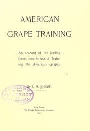 Tapa de American grape training