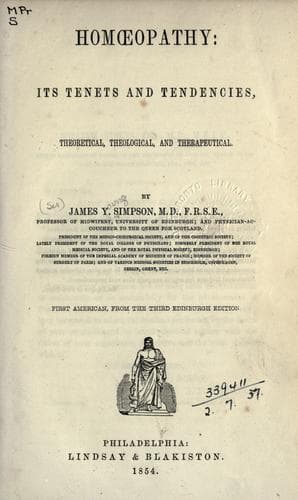 Tapa de Homoeopathy