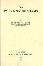 Tapa de The tyranny of shams