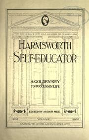 Tapa de Harmsworth self-educator