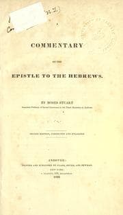 Tapa de Commentary on the Epistle to the Hebrews