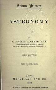 Tapa de Astronomy