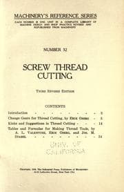 Tapa de Screw thread cutting ...