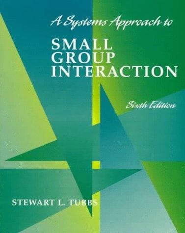 Tapa de A systems approach to small group interaction