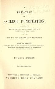 Tapa de A treatise on English punctuation