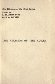 Tapa de The religion of the Koran