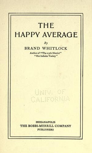 Tapa de The happy average