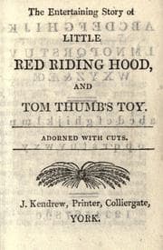 Tapa de The entertaining story of Little Red Riding Hood ; and Tom Thumb's toy