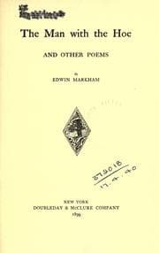 Tapa de The man with the hoe, and other poems