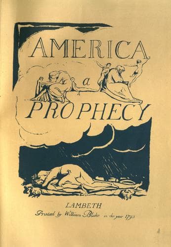 Tapa de America, a prophecy.