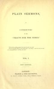 Tapa de Plain sermons