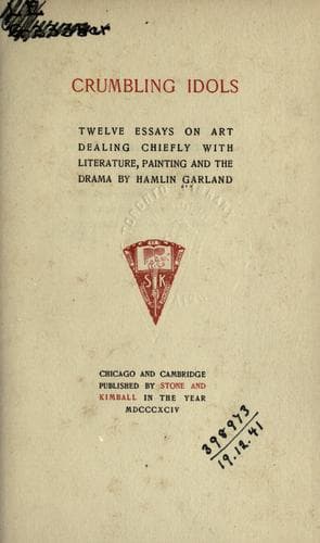 Tapa de Crumbling idols