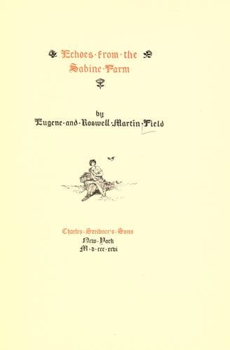 Tapa de Echoes from the Sabine farm
