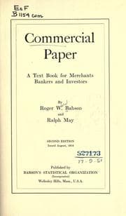 Tapa de Commercial paper
